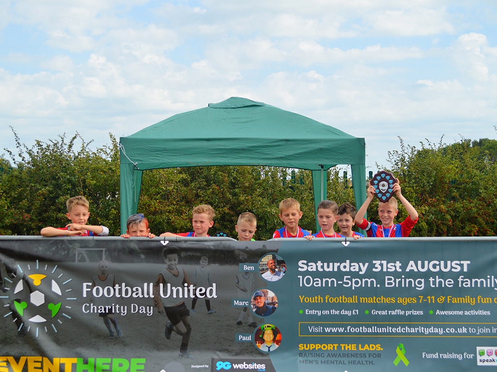 Football united charity day 2019 team