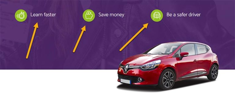 driving school website clearly show benefits