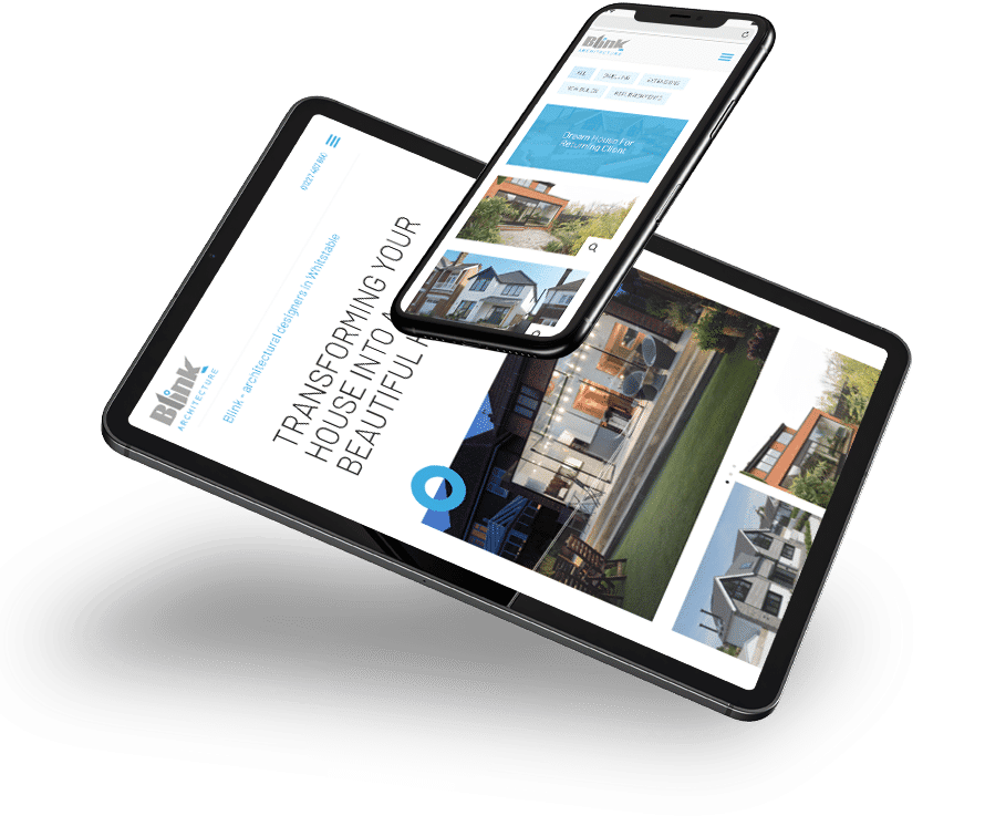 Blink Architecture responsive web design in Whitstable by 9G Websites